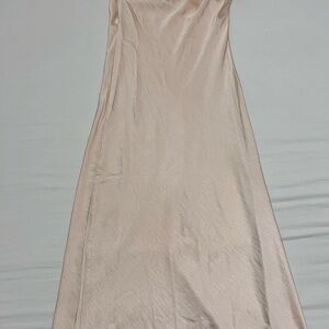 Elegant Cream Evening Gown